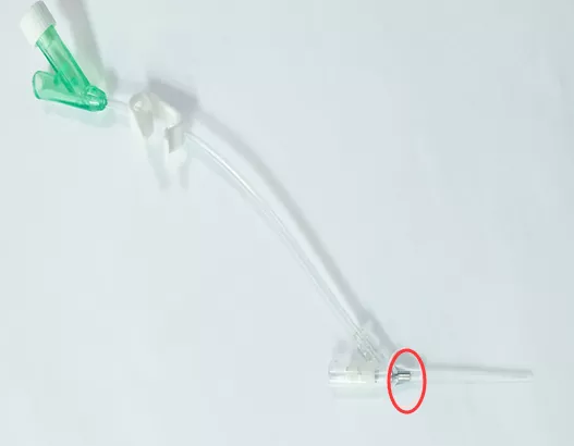 鉚釘在醫(yī)用配件---留置針中的應用